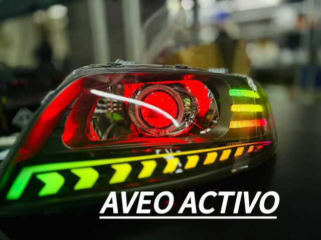 Factory Customize Chevrolet Aveo WRGB Headlight Assembly for Chevrolet AVEO GT ACTIVO / AVEO Emotion Full Retrofit Headlight