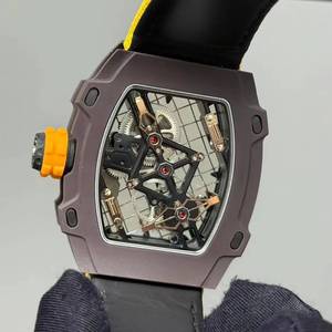 Reloj Mecánico Deportivo para Hombre, Personalizado, con Movimiento Tourbillon 27-04, Diseño Esqueleto, Caja de Titanio Ultraligera - Product Image 4