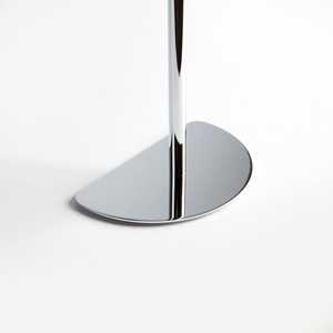 Lampada da Terra Koricini Cromata con 2 Bracci Portasciugamani e Base a Mezzaluna Italia - Product Image 3