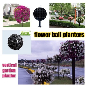 Lámpara Colgante para Macetas y Poste de Luz Decorativo, Macetas Colgantes de Plástico para Plantas - Product Image 5