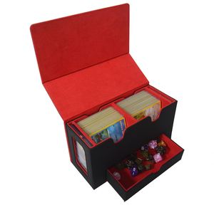 Boîte de rangement magnétique premium pour cartes avec 2 fenêtres de visualisation, compatible avec plus de 380 cartes - Product Image 5
