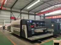 Máquina Ranuradora Eléctrica Automática de Alta Velocidad para Cartón Corrugado e Impresión Flexográfica, para Cajas de Cartón Grandes y Pequeñas