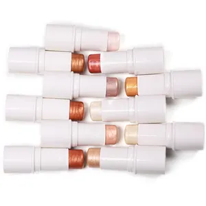 Coreano 11 colori evidenziatore contorno Multi Stick trucco viso Glow Glitter Stick Bronzer evidenziatore crema Stick