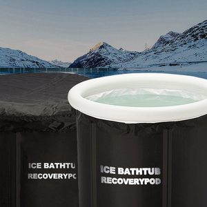 2025 bañera de hielo de PVC plegable portátil personalizada precio de fábrica bañeras calientes para recuperación deportiva uso doméstico <span class=keywords><strong>Tipo</strong></span> de ducha al aire libre - Product Image 4