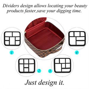 Salable Fashion <b>Makeup</b> Bag Portable Portable Dinner Storage Bag Dazzling High-End Multi-Functional <b>Makeup</b> <b>Case</b> Customization - Product Image 3