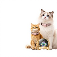 Pelacak GPS Anti-Hilang untuk Kucing & Anak Anjing dengan Pelacakan Real-time & Geofencing, Tahan Air IP67