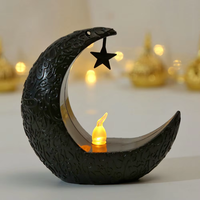 Lampe de chevet LED en plastique électronique Guangli, étoile et lune, lumière d'ambiance, lumière nocturne, festival musulman du Ramadan, 10x10cm, bricolage, haute qualité