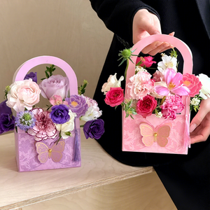 Cajas de Regalo de Papel Románticas al por Mayor para Festivales, Elegantes, Reciclables, Ecológicas, con Recubrimiento UV CMYK - Product Image 1