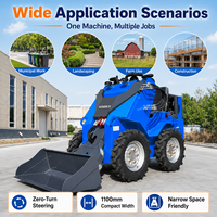 Model Terbaru Skid Steer Loader NIMBUS Mudah Dioperasikan dengan Bucket Baja yang Diperkuat untuk Operasi Pertanian Skid Steer Loader
