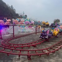 Manège pour enfants, mini-montagnes russes électriques, train, navette spatiale, attraction intérieure/extérieure pour centre commercial, à vendre