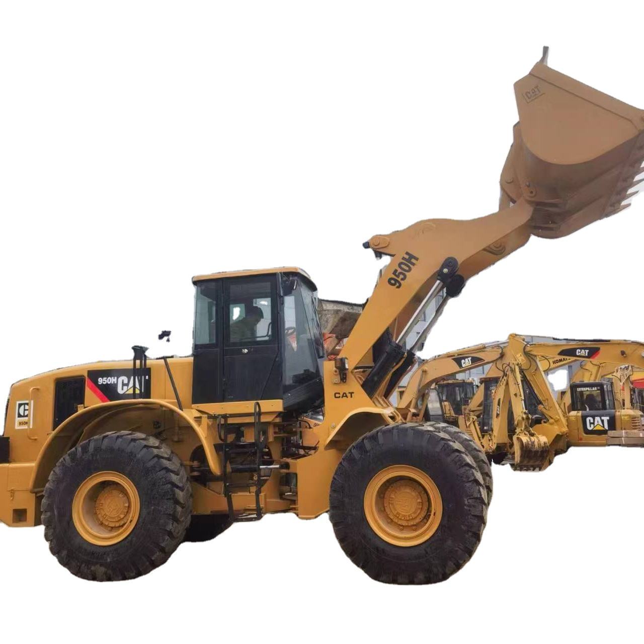 Used Cat Wheel Loader 950h Second-Hand 966 950 Caterpillar 90% New