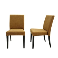 Silla de Comedor Moderna de Madera con Asiento Tapizado en Tela, Estilo Japonés, Muebles para Restaurante