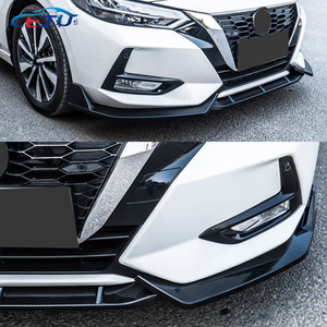 Nero opaco ABS Carbon Look auto paraurti anteriore Splitter mentoniera per Nissan Sylphy Pulsar <span class=keywords><strong>S</strong></span> SV <span class=keywords><strong>SR</strong></span> B18 2020-2023 - Product Image 4