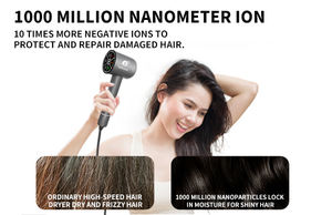 Sèche-cheveux de voyage haute vitesse 6-en-1 le plus vendu, compatible VR, <span class=keywords><strong>appareil</strong></span> de coiffage à air froid et chaud, fer à <span class=keywords><strong>boucler</strong></span> ionique rotatif automatique - Product Image 6