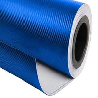 Rollo de Vinilo Adhesivo 3D de Fibra de Carbono de Lujo para Logotipos/Insignias, Autoadhesivo, 6mil de Grosor, Colorido, Resistente a Arañazos, Duradero, 3 Años