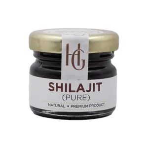 Paling Laris bersertifikat Lab dan GMP bersertifikat Resin Shilajit disesuaikan guci Shilajit Tersedia dengan harga rendah