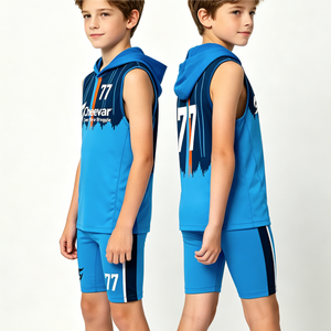Maillot de football 7v7 sans manches confortable pour jeunes, uniforme de football 7 sur 7 - Product Image 1