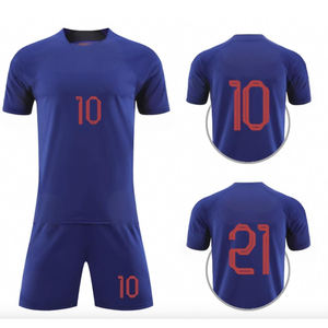 Uniforme de fútbol personalizado de secado rápido superventas 2025, uniforme de fútbol transpirable hecho a medida para hombres - Product Image 3