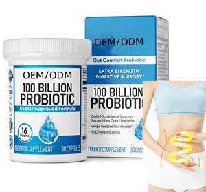 WELLBODY OEM /ODM 100 milliards de suppléments probiotiques Gut Comfort à base de plantes prébiotiques capsules probiotiques pour la <span class=keywords><strong>digestion</strong></span> - Product Image 1