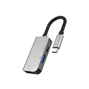 Hub USB C 3 en 1, <span class=keywords><strong>adaptateur</strong></span> Type C vers <span class=keywords><strong>HDMI</strong></span> avec USB 3.0, charge PD, station d'accueil portable pour Nintendo Switch, <span class=keywords><strong>smartphone</strong></span>, tablette, ordinateur portable - Product Image 5