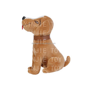 Оптовая продажа, коричневые цветные плюшевые игрушки для щенков, Мультяшные игрушки для щенков, мягкая игрушка для щенков на заказ - Product Image 5