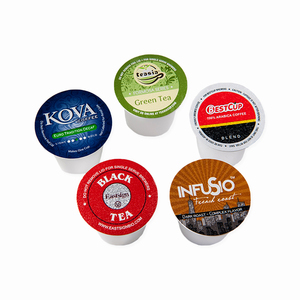 カスタムエコフレンドリー使い捨て互換Kカップカプセル空のコーヒーポッド、ホイル蓋付き - Product Image 2