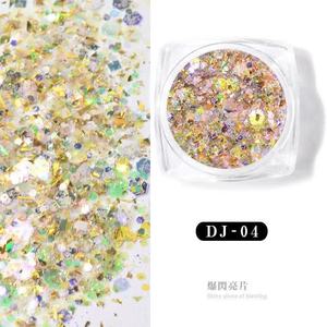 Polvere Glitter Ecologica per Unghie (Materiale PET) con Effetto Olografico Arcobaleno per Nail Art e Regali Promozionali - Product Image 6
