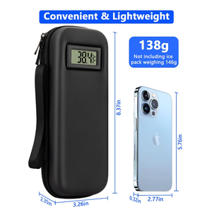 Xách tay và bền insulin hộp mát EVA lạnh insulin Peptide lưu trữ trường hợp cách điện tiểu đường Túi lạnh số lượng lớn Mua Túi lạnh - Product Image 3