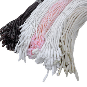 2022 Colorful Garment <strong>String</strong> 30Cm Length Custom Logo for Swing Hang Tag White Waxed Cotton <strong>String</strong> - Product Image 1