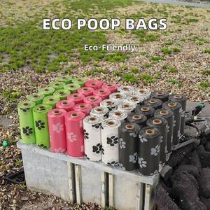 Sacs à déjections canines biodégradables, sacs poubelles écologiques pour animaux de compagnie, résistants aux odeurs, fabriqués en plastique EPI, respectueux de l'environnement, pour une gestion des déchets écoresponsable - Product Image 2