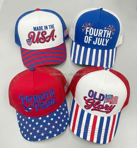 Gorro Deportivo <span class=keywords><strong>de</strong></span> Moda para Verano, con Diseño Patriótico <span class=keywords><strong>de</strong></span> Estados Unidos, Bordado, para Hombre y Mujer - Product Image 5