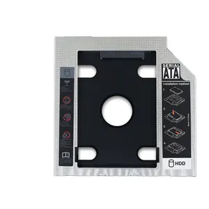 Tishric Hdd Caddy Aluminium 9.5Mm 12.7Mm Optibay Sata 3.0 2.5 ''Ssd Dvd CD-ROM Behuizing Adapter Harde Schijf