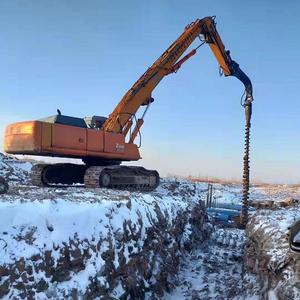 Erd bohrmaschine für Bagger