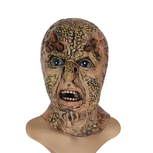 Costumi Cosplay Realistico Adulti Horror Creepy Zucca In Lattice Su Ordinazione Maschera di Halloween