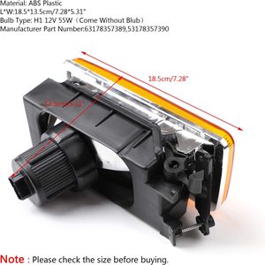 Cubierta de luz antiniebla Led de lente amarilla OVOVS para <span class=keywords><strong>BMW</strong></span> Serie 3 <span class=keywords><strong>E36</strong></span> 1992-1998 luces antiniebla - Product Image 4