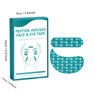 Patchs liftants instantanés pour le visage et les yeux infusés de peptides, marque privée, anti-âge, raffermissants, lissants les rides, sous les yeux, OEM - Product Image 4