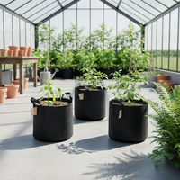 Sacs de culture en fibres végétales respirants, résistants, réutilisables, écologiques, style ferme, 1 mm, 11 épaisseurs, pour la plantation de tomates, d'arbres et de fleurs