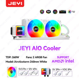 مبرد سائل OEM ARGB مبرد مياه تبريد لـ Intel AMD PWM طلبات سائبة مخزنة - Product Image 3