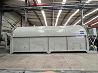 Séchoir rotatif à tambour triple grande capacité, chauffage électrique, capacité 500 kg/h, équipement de séchage industriel automatique pour biomasse