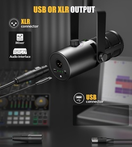 Vlog Live Gamer Microfono Condensador Sound Card Condenser Studio Recording <b>Microphone</b> Podcast Gaming - Product Image 2