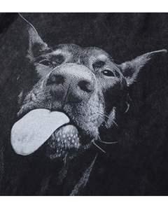 T-shirt unisexe en coton tricoté surdimensionné à motif graphique, manches courtes, respirant, anti-plis, style vintage streetwear décontracté - Product Image 5