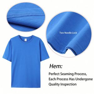 Design Personalized White T-shirt Perfect Seaming Process 4xl Custom Printing Without Design O Neck Mens Breathable T-shirt - Product Image 5