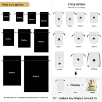 Sac anti-poussière en satin avec logo personnalisé, sac de rangement en satin avec cordon de serrage, pochette anti-poussière personnalisée pour bijoux, perruques, chaussures, cosmétiques