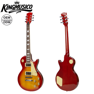 Guitarra Eléctrica Clásica Estilo <span class=keywords><strong>LP</strong></span> de Caoba, Cuerpo de Madera Sólida, Instrumento Musical de Rock, Color Personalizado, Venta al Por Mayor de Fábrica - Product Image 6