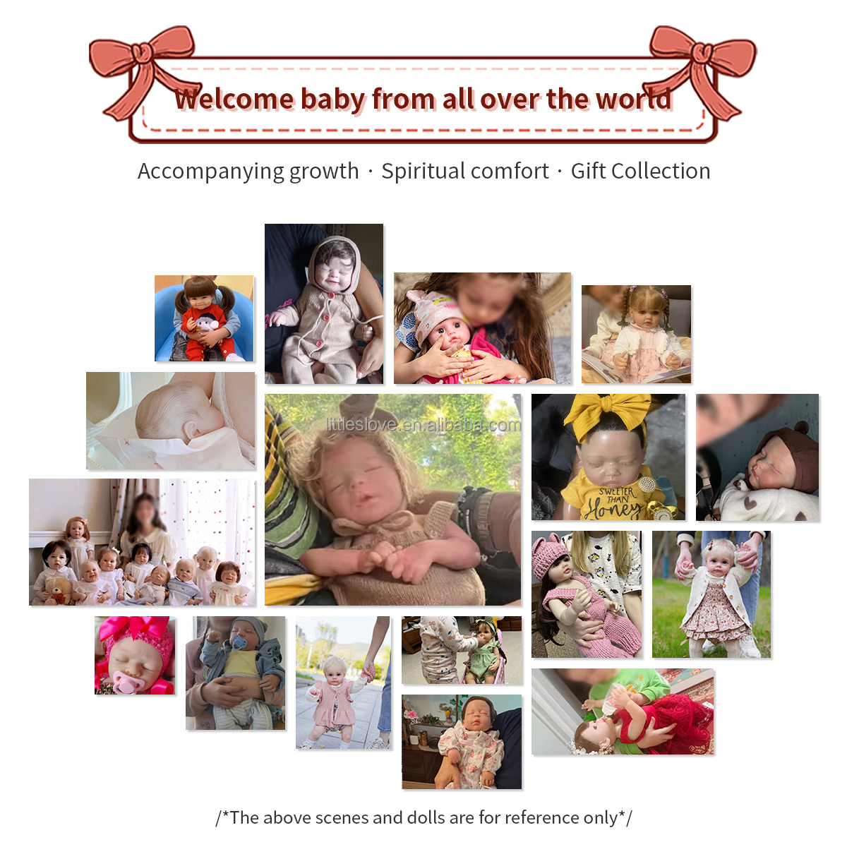 full silicone baby doll 22 23 inch