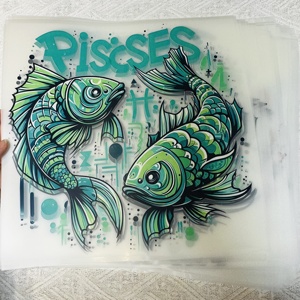 Vinilos Termoadhesivos de Dibujos Animados de Alta Calidad, Personalizados <span class=keywords><strong>para</strong></span> Transferencias, 12 Signos del Zodíaco, <span class=keywords><strong>para</strong></span> Uso en Prendas, Lavables - Product Image 4