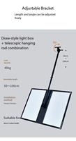 Boîte à lumière LED en alliage d'aluminium sur mesure, haute luminosité, ultra-mince, suspendue, décorative, pour affichage de menus en restaurant et commerce de détail