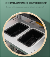 Machine de scellage et d'emballage pneumatique pour barquettes alimentaires / Scelleuse de barquettes en plastique pour aliments