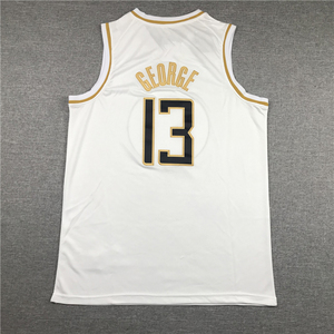 Nouveaux styles 2025 et haute qualité, ballon de basket pour hommes, broderie cousue, noir, bleu, blanc # 13 maillots de <span class=keywords><strong>Paul</strong></span> George des Clippers - Product Image 4