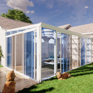 Jardin d'hiver personnalisé <span class=keywords><strong>Solarium</strong></span> autonome en aluminium véranda en verre trempé - Product Image 6